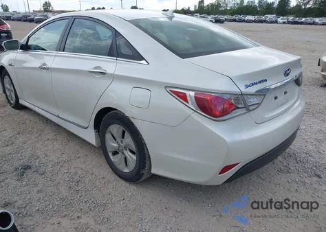 2015 Hyundai Sonata Hybrid z USA, uszkodzony, nr VIN KMHEC4A46FA133480